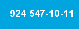 924 547-10-11